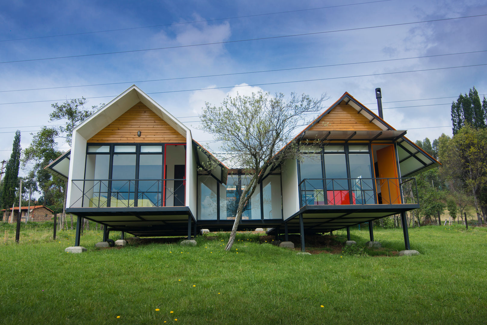 Refugio El Rosal Camacho Estudio de Arquitectura Casas ecológicas Derivados de madera Transparente