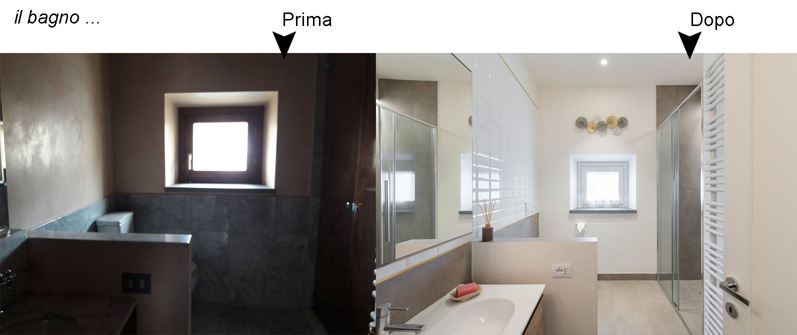 Una vecchia casa colonica toscana negli anni rimaneggiata e adattata ai nuovi tempi, B+P architetti B+P architetti Modern bathroom
