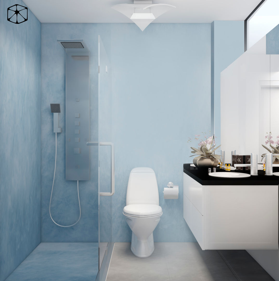PROYECTO DE INTERIORES, STUDIO ZINKIN STUDIO ZINKIN Eclectic style bathroom Concrete