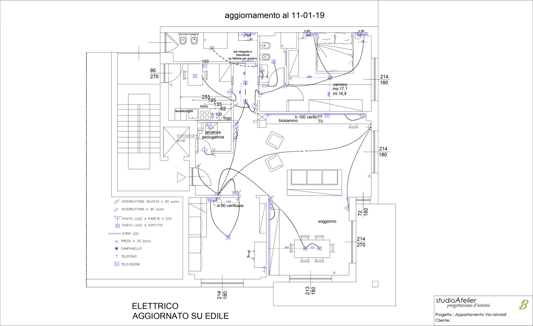 Progettazione d'interni Appartamento a Varese, Silvana Barbato Silvana Barbato Rumah keluarga besar