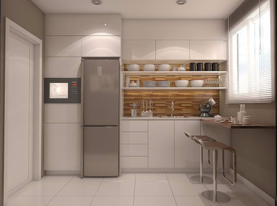 Cozinha moderna, Legrand Arquitetura Legrand Arquitetura Dapur kecil