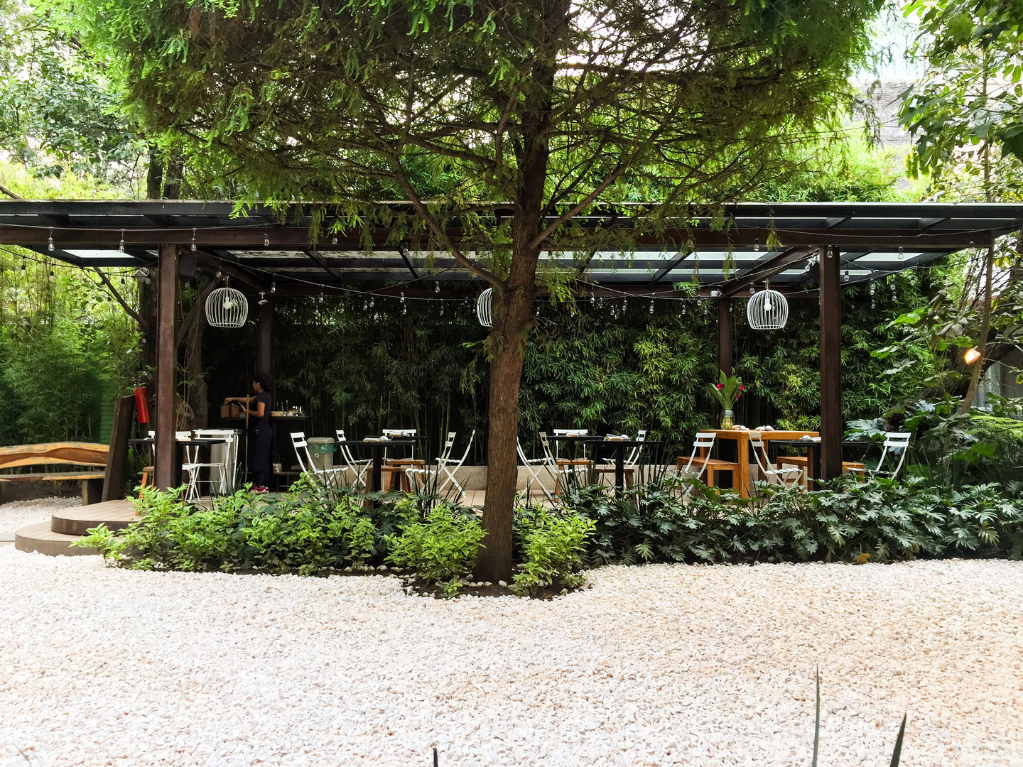 Jardín ODAP Polanquito Boceto Arquitectos Paisajistas Espacios comerciales Locales gastronómicos