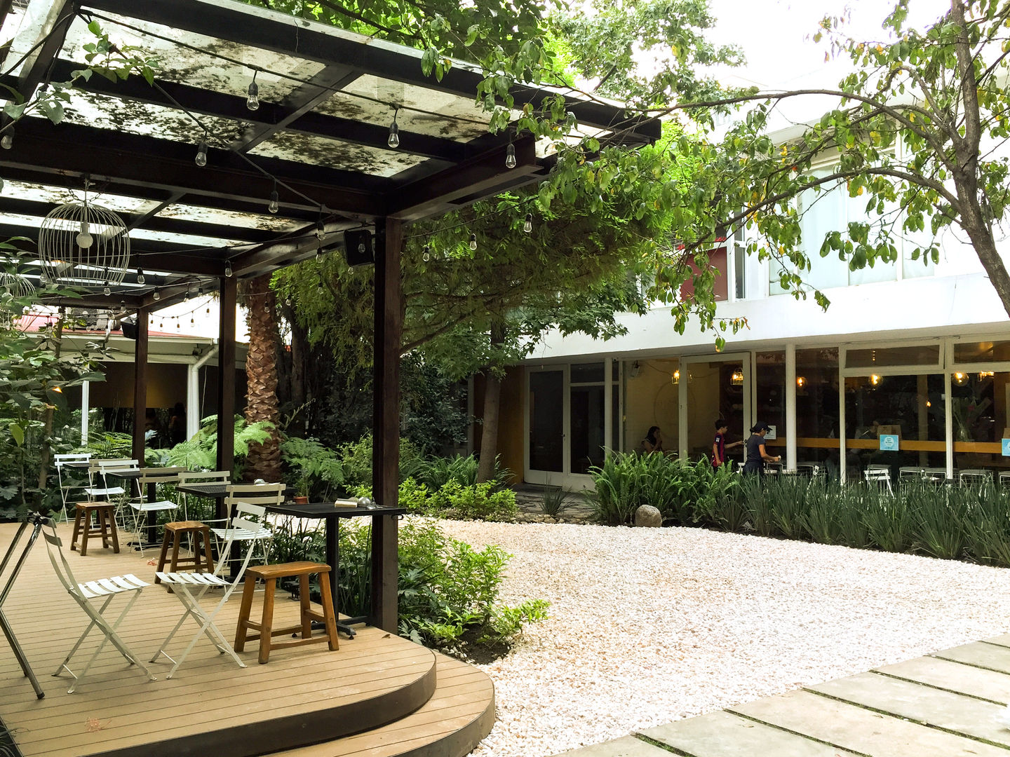 Jardín ODAP Polanquito Boceto Arquitectos Paisajistas Espacios comerciales Locales gastronómicos