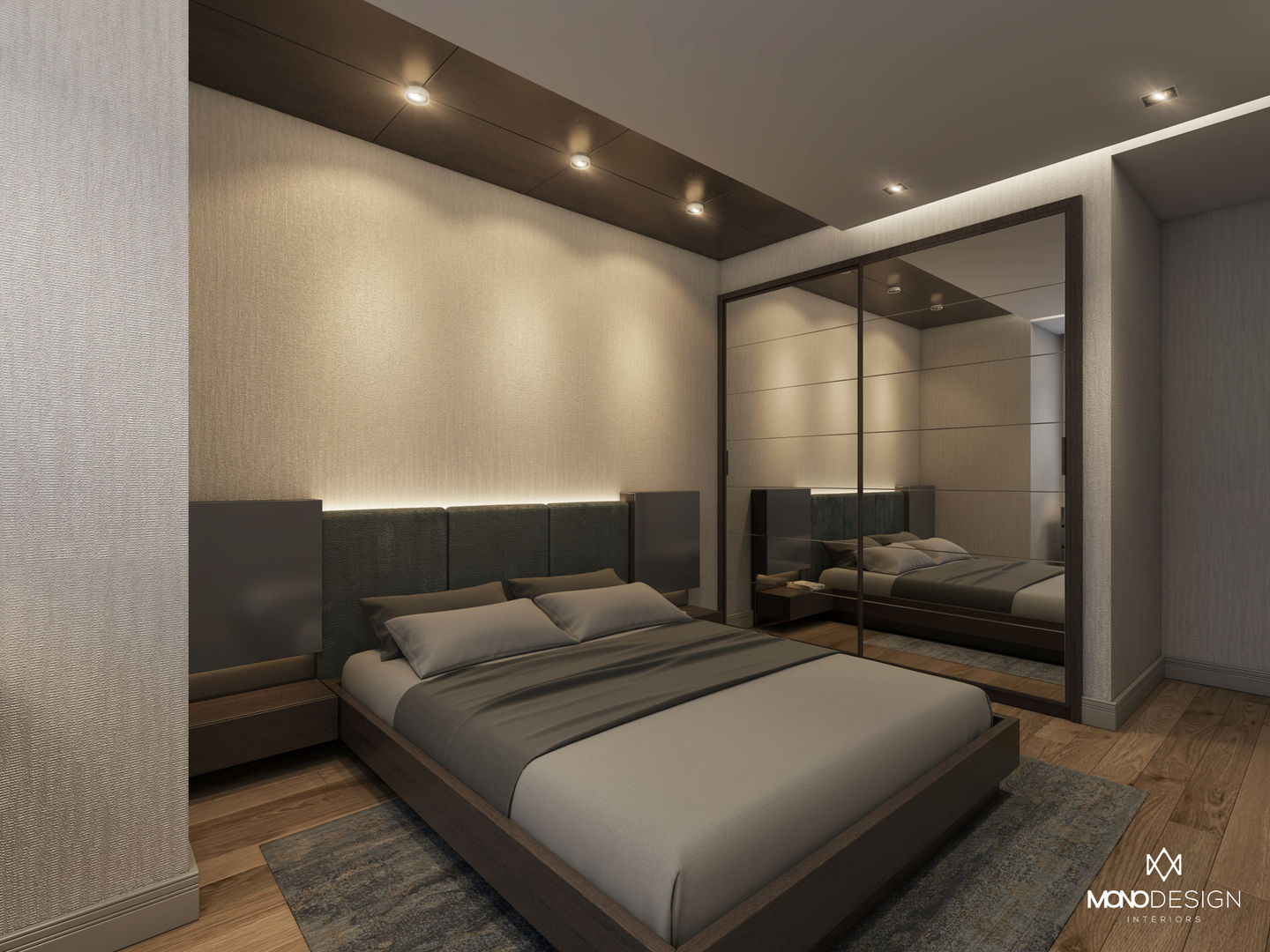GÜL SOKAK DAİRE, Monodesign İçmimarlık Monodesign İçmimarlık Modern Bedroom