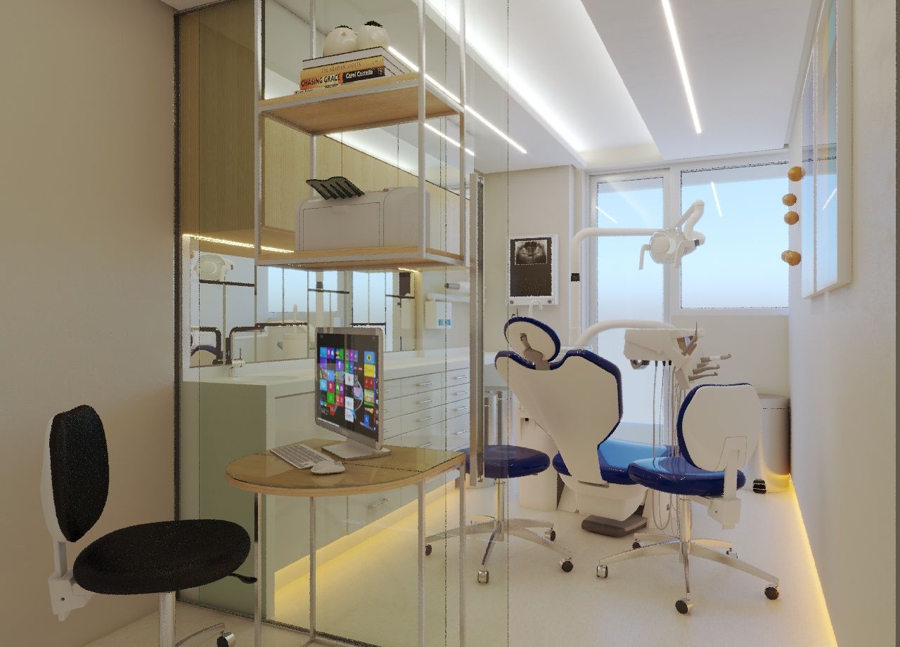 CLÍNICA MÉDICA | Odontológica, NP Interior Design NP Interior Design 상업공간 우드 우드 그레인 클리닉