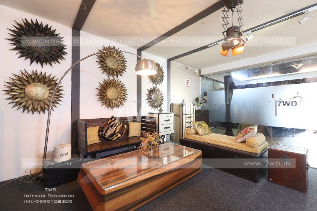 Interior Designers in Gurgoan 7WD Design Studio Modern living room