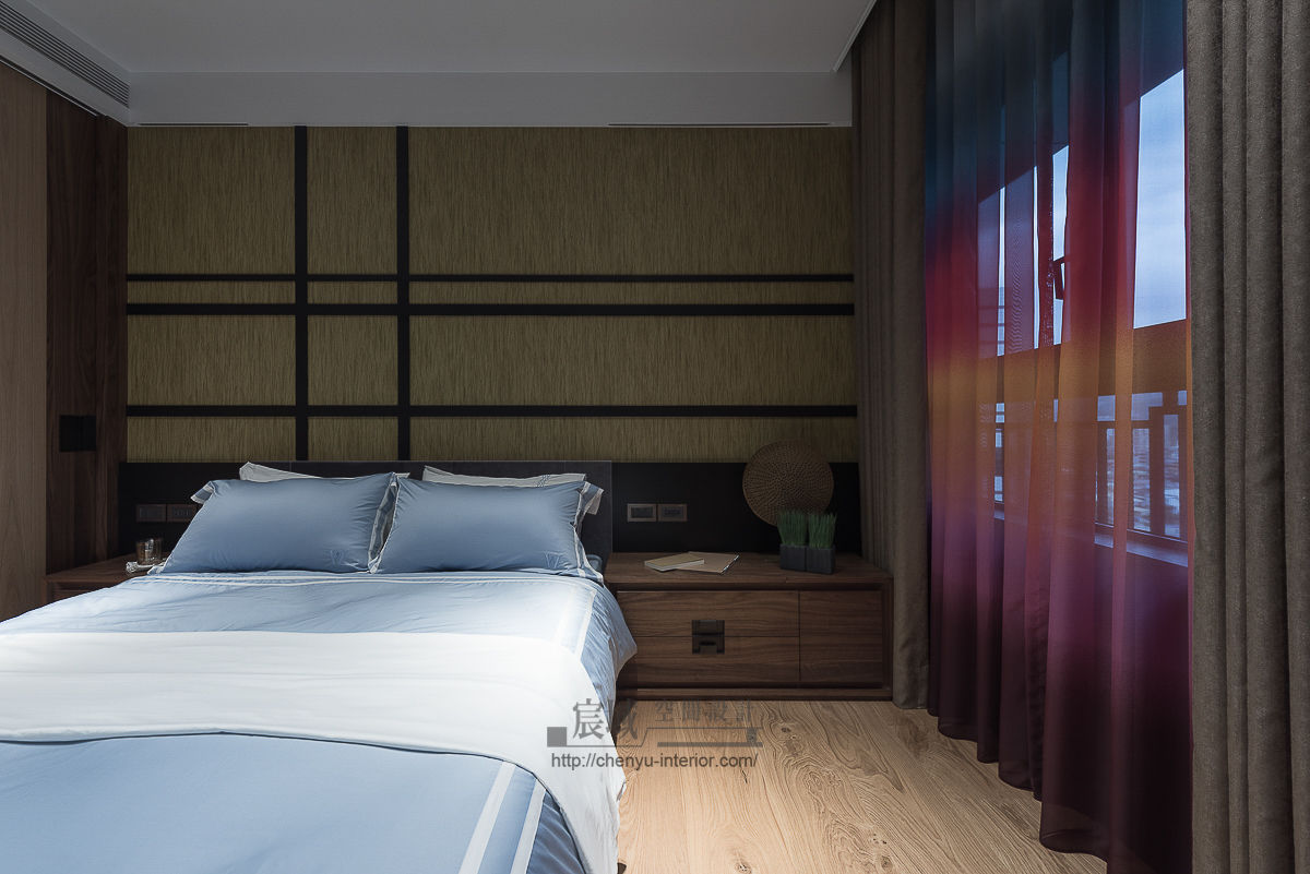 居家空間的光影變化, 宸域空間設計有限公司 宸域空間設計有限公司 Modern style bedroom