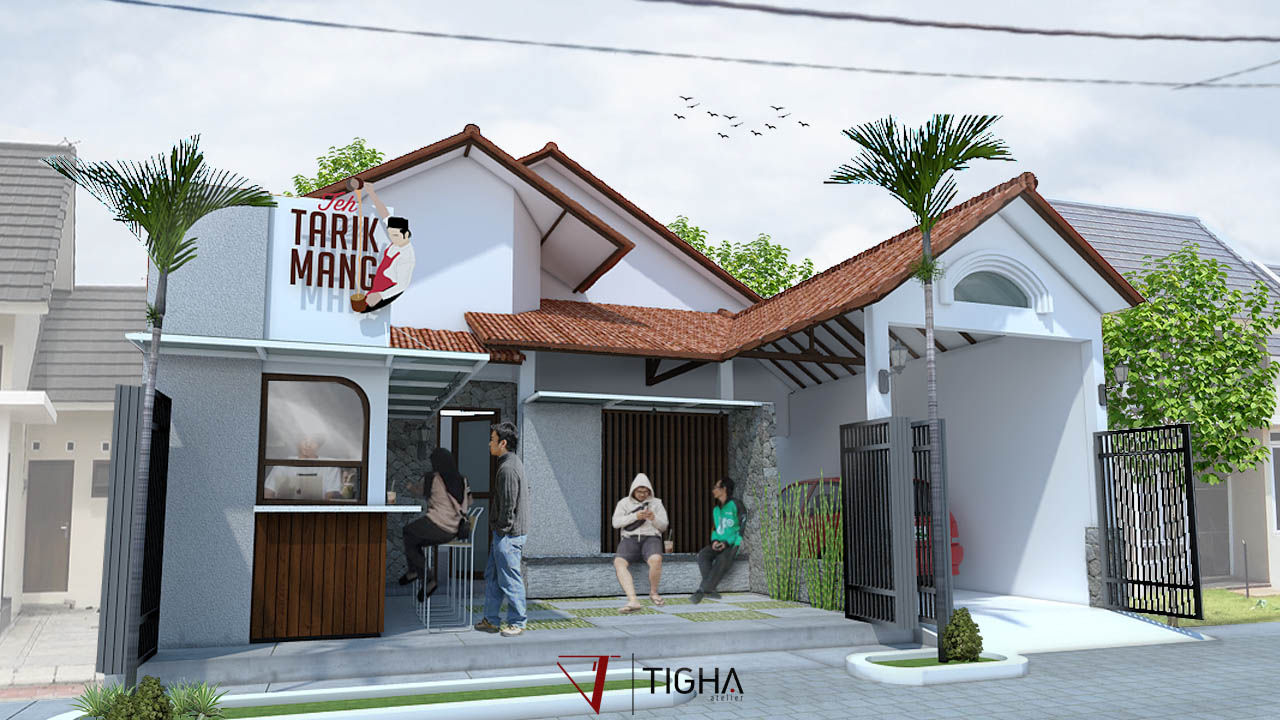 Tarik Mang Cafe, Tigha Atelier Tigha Atelier Front garden