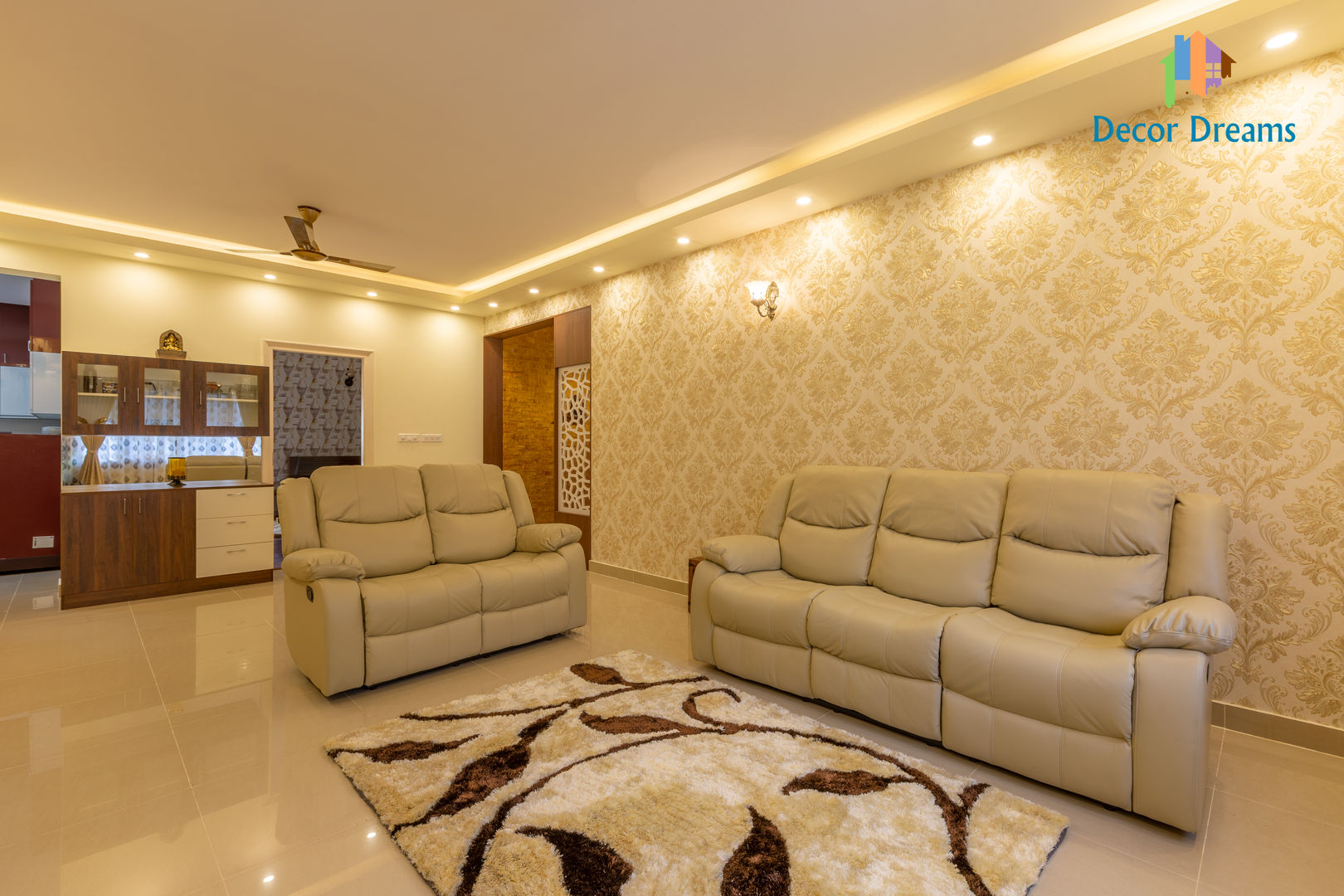 Valmark Aastha, 3 BHK - Mr. Anup & Ms. Harshitha, DECOR DREAMS DECOR DREAMS Soggiorno moderno