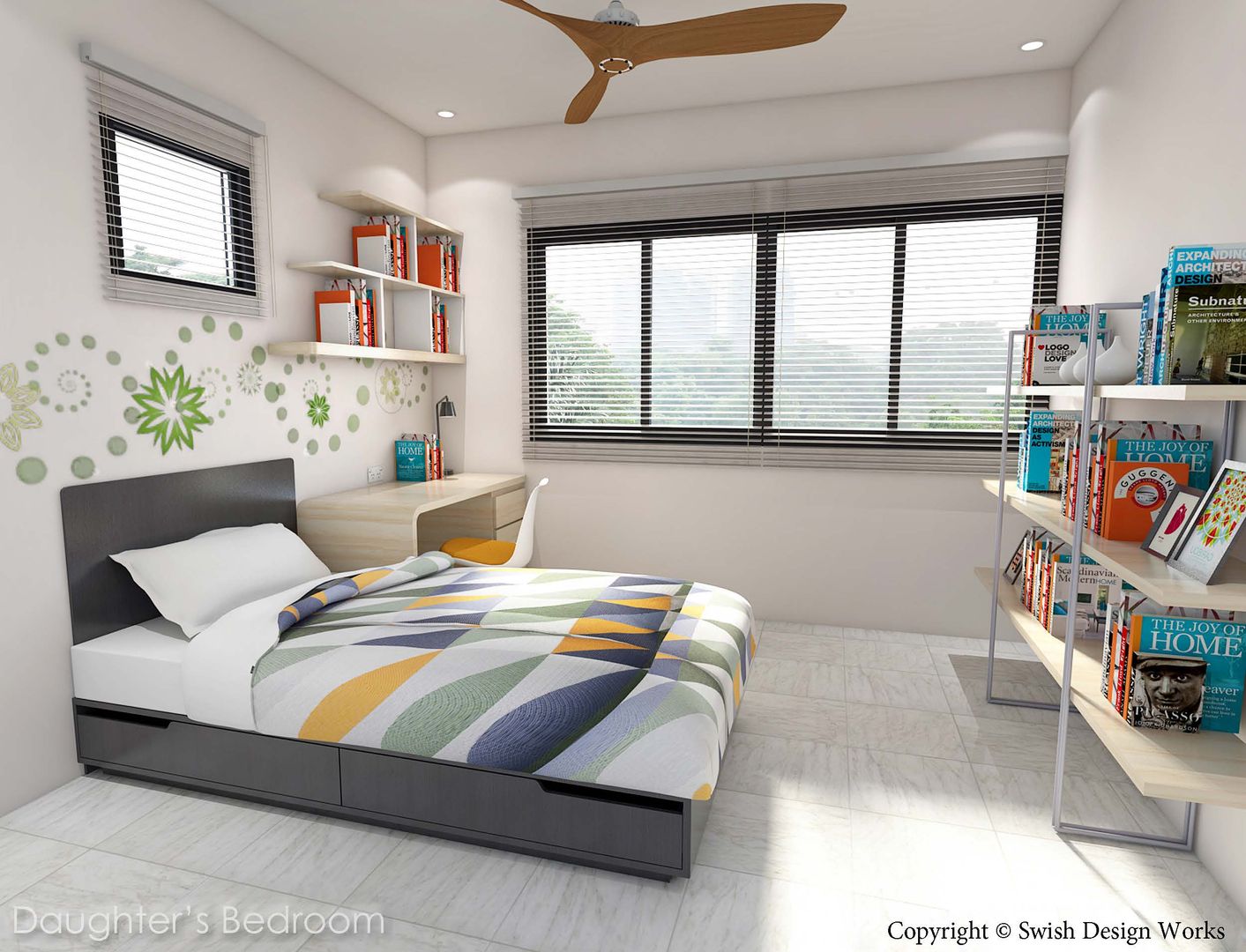 Serangoon North Ave 2, Swish Design Works Swish Design Works Dormitorios pequeños