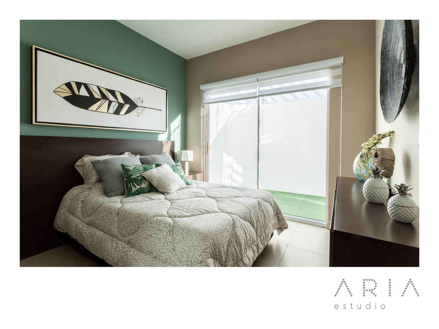 Casa muestra Colinas del Santuario, Aria Estudio Aria Estudio Modern style bedroom