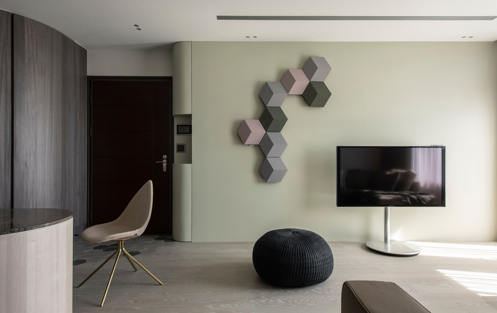 living room 湜湜空間設計 现代客厅設計點子、靈感 & 圖片