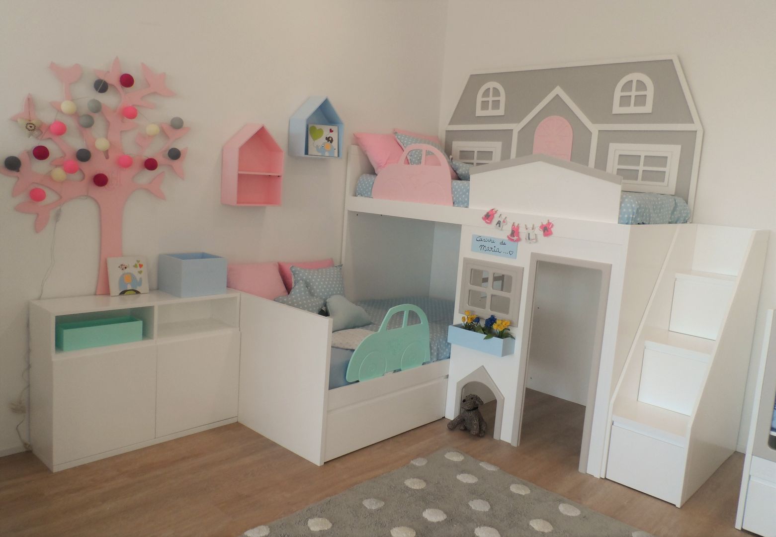 homify Stanza dei bambini moderna MDF Letti & Culle