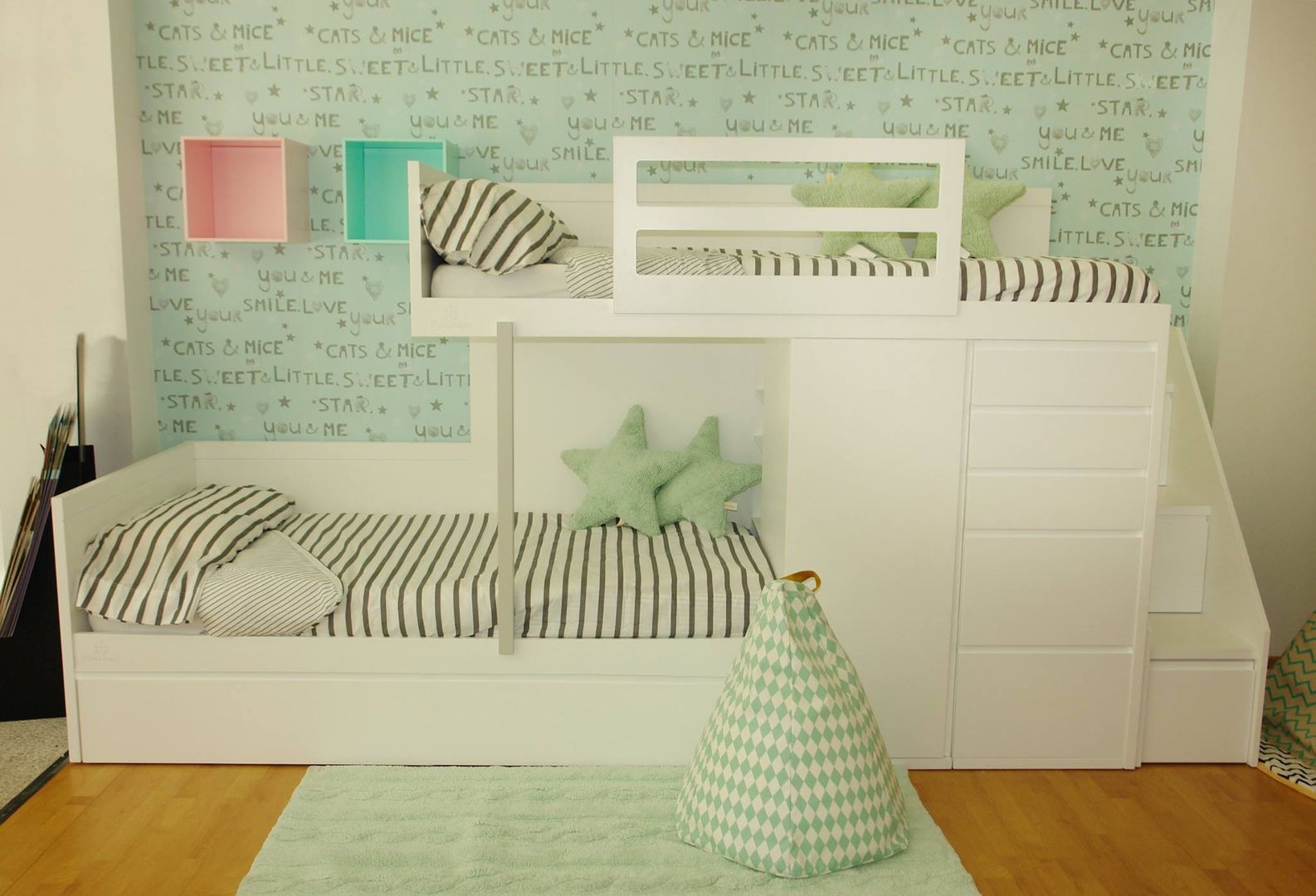 homify Modern nursery/kids room MDF Beds & cribs