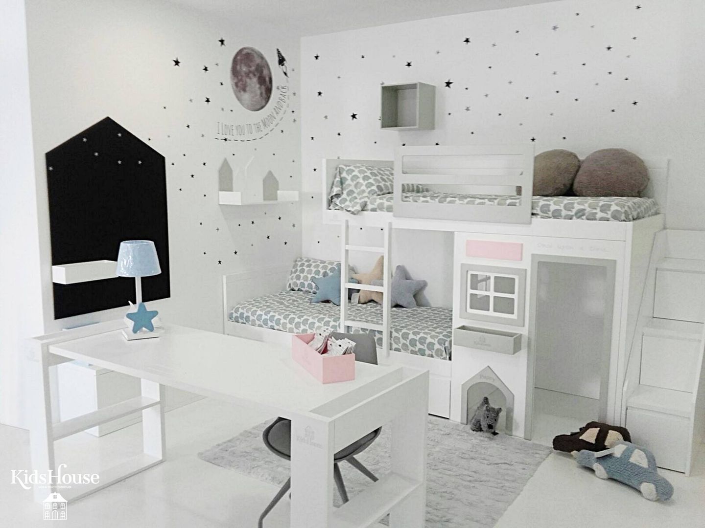 homify Stanza dei bambini moderna MDF Letti & Culle