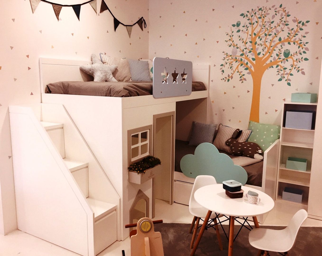 homify Stanza dei bambini moderna MDF Letti & Culle