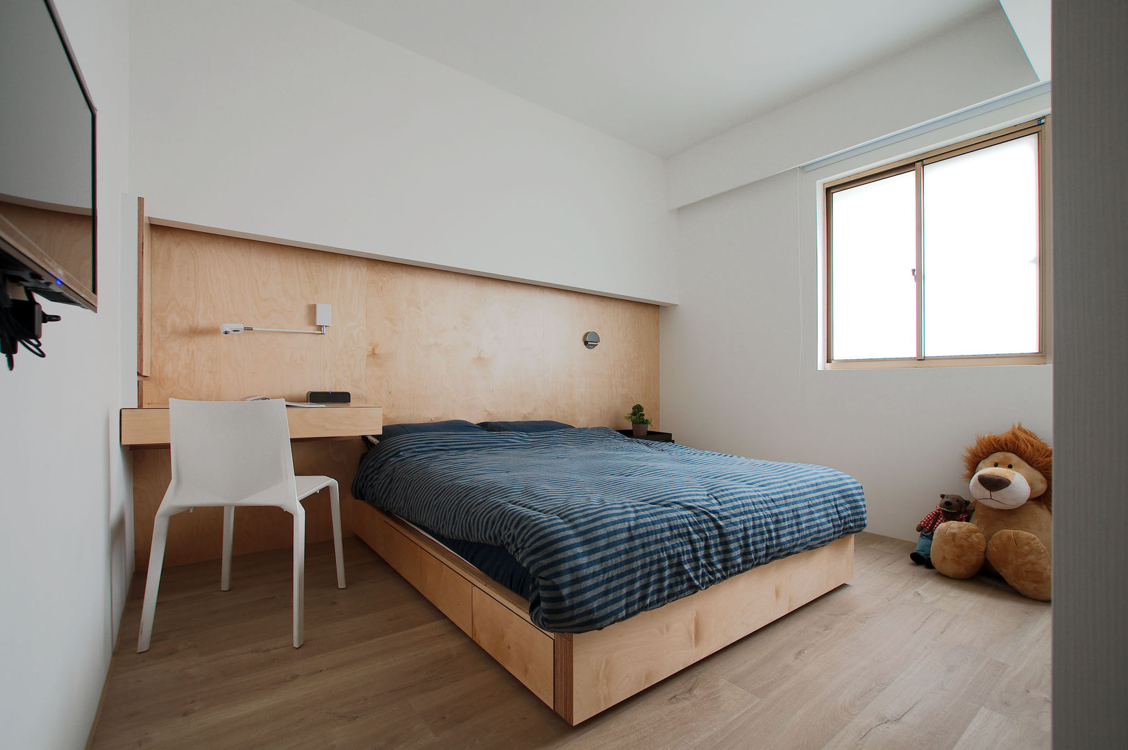Apartment L, 六相設計 Phase6 六相設計 Phase6 Minimalist bedroom