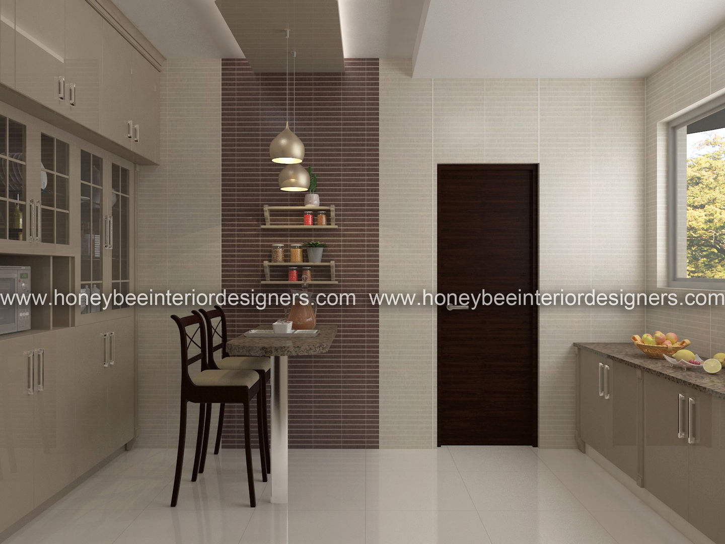 Apartment Design in a Traditional style, Honeybee Interior Designers Honeybee Interior Designers Cocinas eclécticas