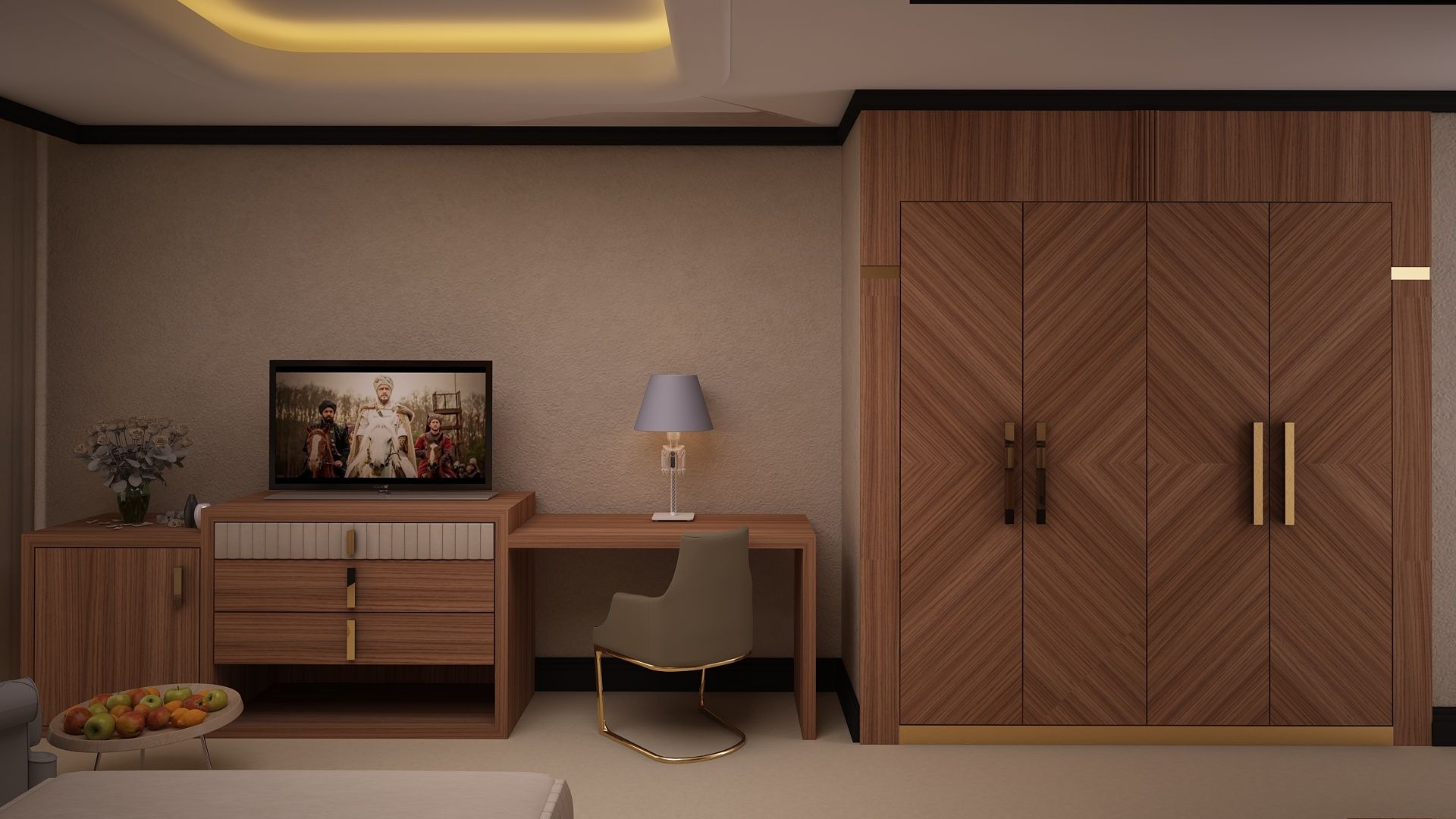 MOZAMBIQUE HOTEL PROJECT, VOLKAN TURHAN INTERIORS ARCHITECT VOLKAN TURHAN INTERIORS ARCHITECT Modern style bedroom