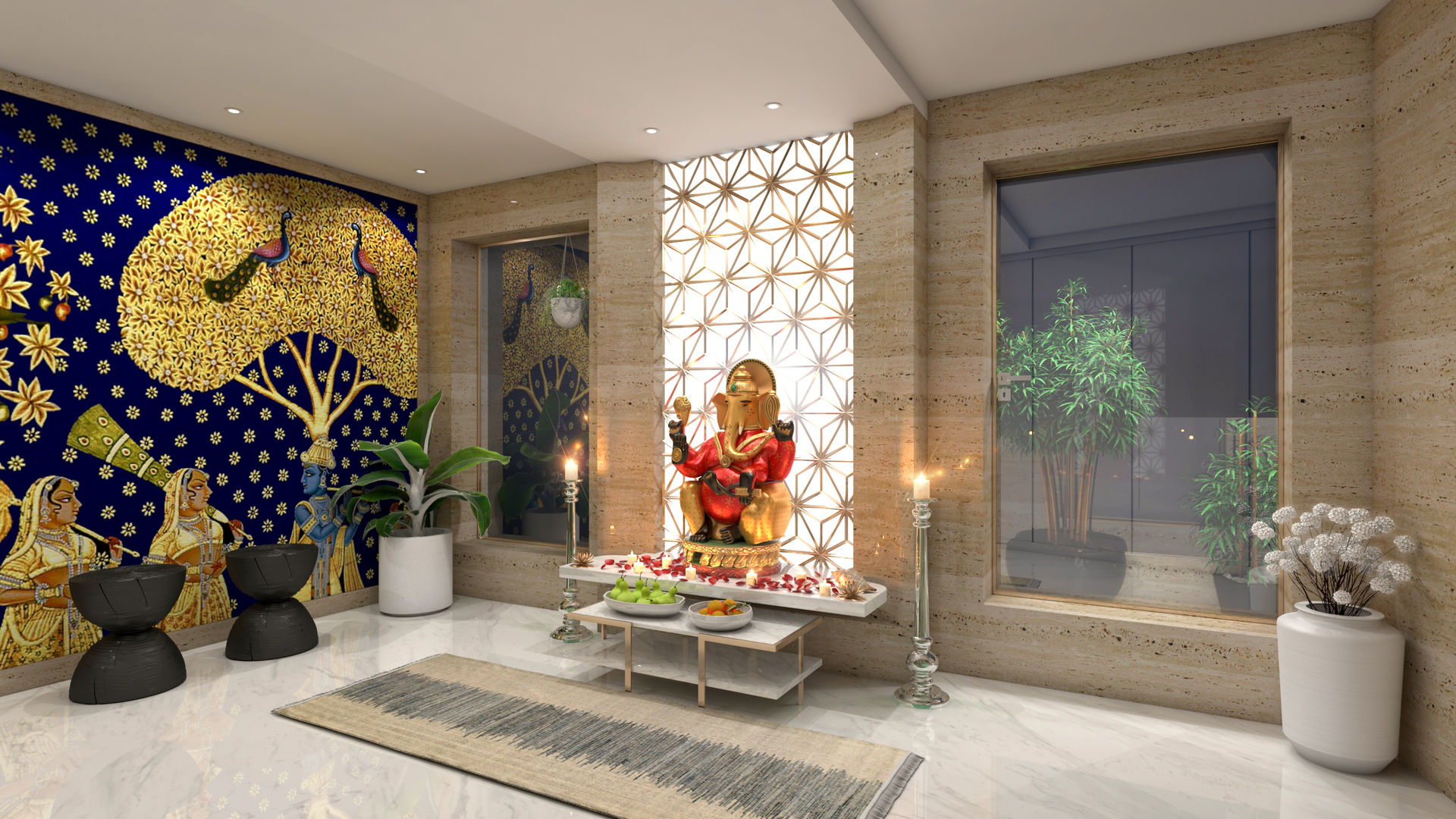 Pooja Room NUOVO IDEAS Modern spa