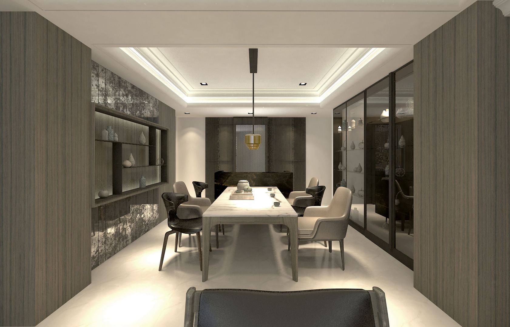 A設計之餐廳 青易國際設計 Modern dining room