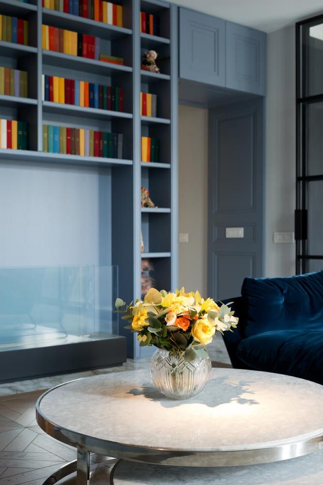 A Premium Apartment Decor approx 1100 Carpet Area, decorMyPlace decorMyPlace Salas modernas Contrachapado