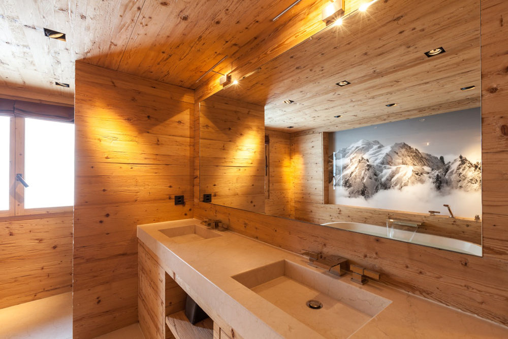 homify Rustic style bathroom Wood Wood effect