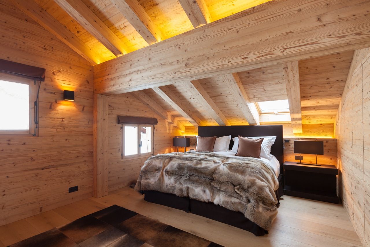 homify Rustic style bedroom Wood Wood effect