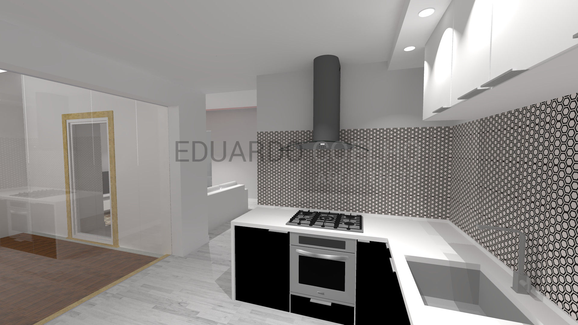 APARTAMENTO T0, Eduardo Coelho Arquitecto Eduardo Coelho Arquitecto Kitchen units