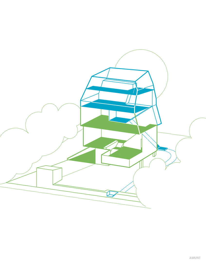 JUST K. Viel Raum für 4 Kinder und 2 Erwachsene, AMUNT Architekten in Stuttgart und Aachen AMUNT Architekten in Stuttgart und Aachen