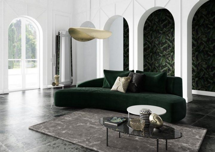Sofy, mirat.pl mirat.pl Minimalist living room Textile Green Sofas & armchairs