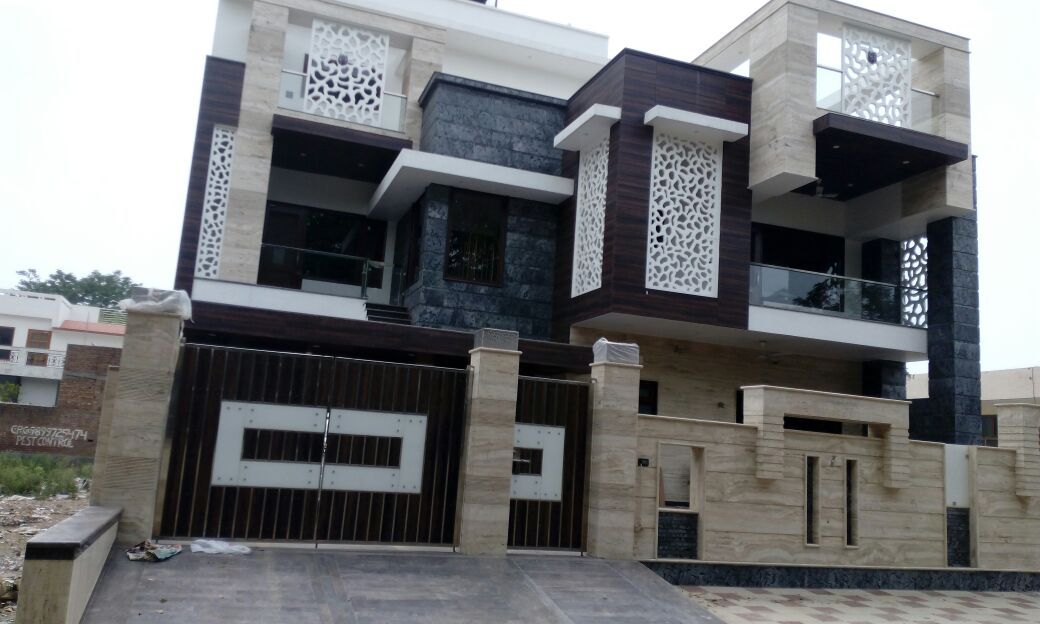 Front Elevation Design - HPL (High Pressure Laminates), 360 Home Interior 360 Home Interior منزل بنغالي