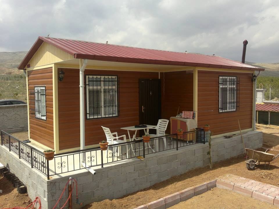 Bağ evi konteyner, GÖKSAN PREFABRİK SAN.TİC.LTD.ŞTİ GÖKSAN PREFABRİK SAN.TİC.LTD.ŞTİ Prefabricated home میٹل