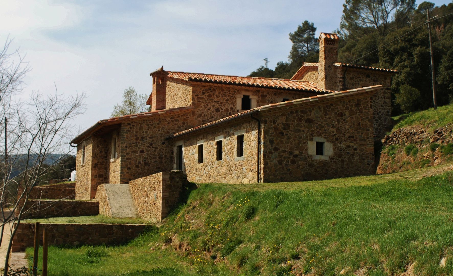 reforma masía, RSC arquitectura RSC arquitectura Country house Stone