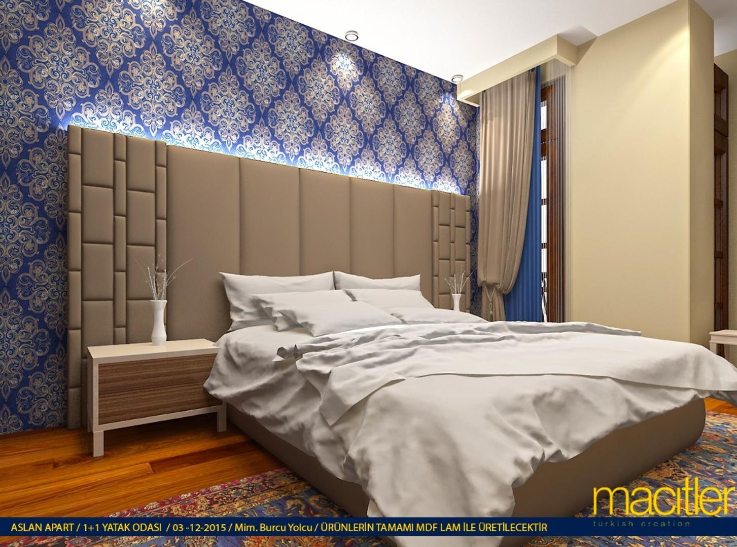 Paftalı Revize, Macitler Mobilya Macitler Mobilya Modern style bedroom