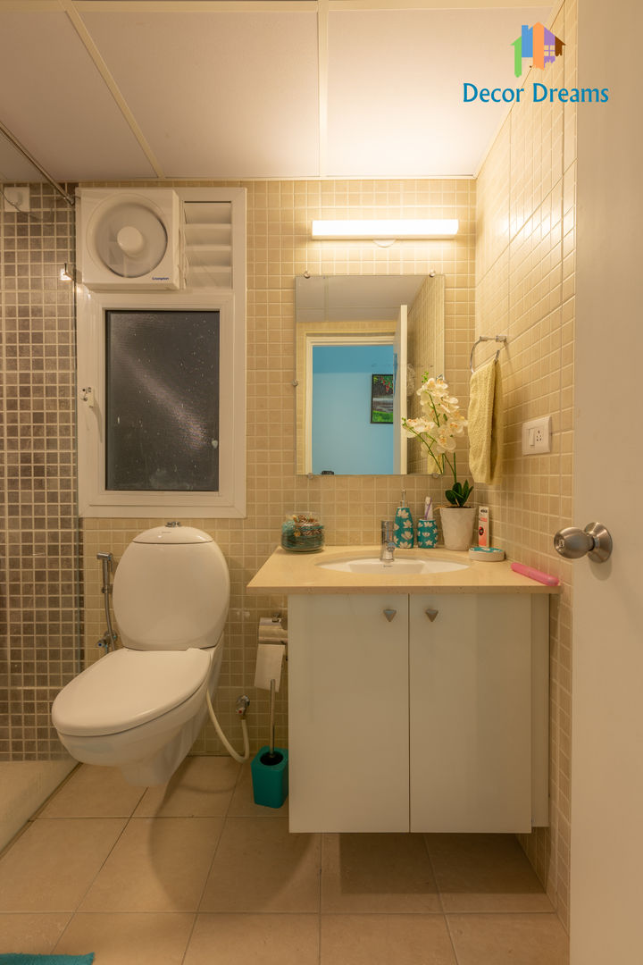 Brigade Meadows, 3 BHK—Dr. Usha & Dr. Mohan, DECOR DREAMS DECOR DREAMS Phòng tắm phong cách hiện đại
