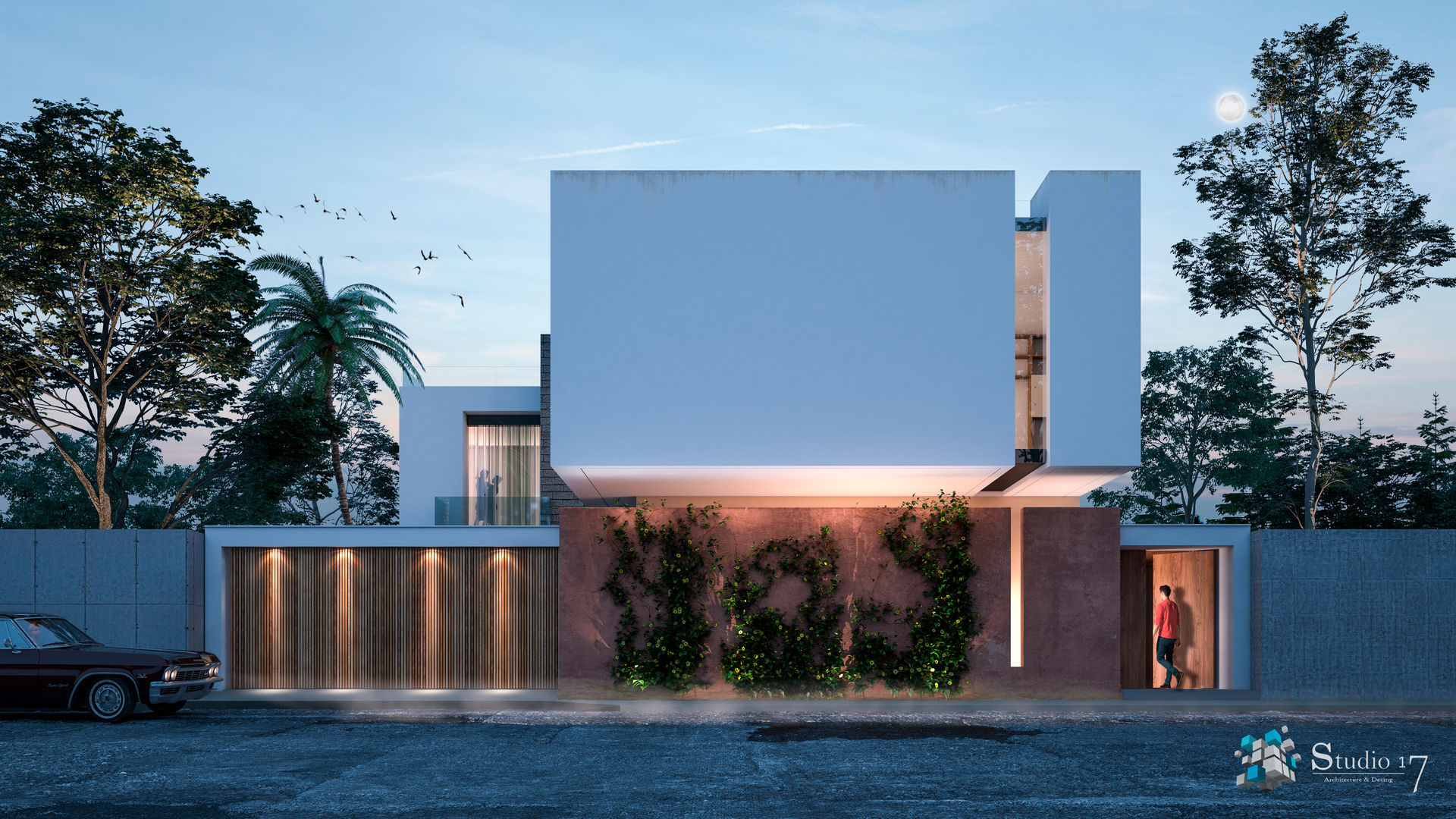 VILLA ROSA TORO, Studio17-Arquitectura Studio17-Arquitectura Minimalistyczne domy