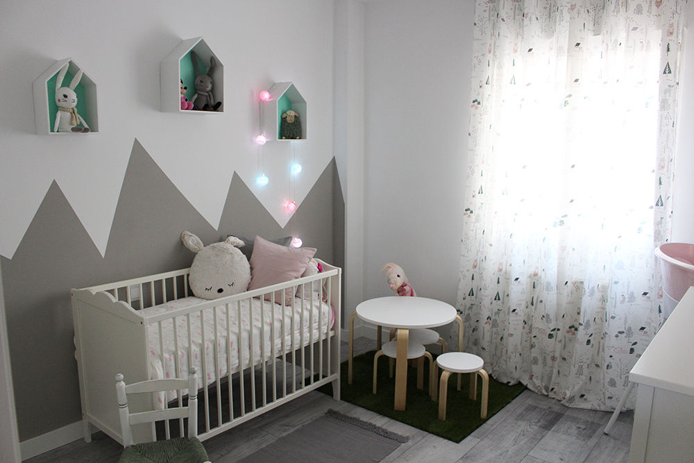 EL DORMITORIO DE SOFÍA, KELE voy a hacer KELE voy a hacer Scandinavian style nursery/kids room