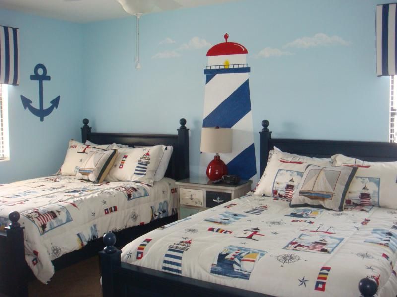 blue colour kids room light house theme decorMyPlace 臥室 合板