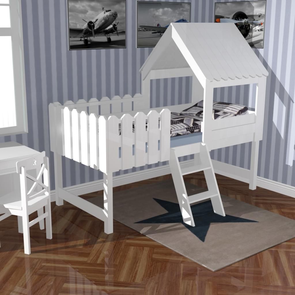 caminha Heidi, Magic Nest Magic Nest Dormitorios infantiles modernos Madera maciza Multicolor Camas y cunas