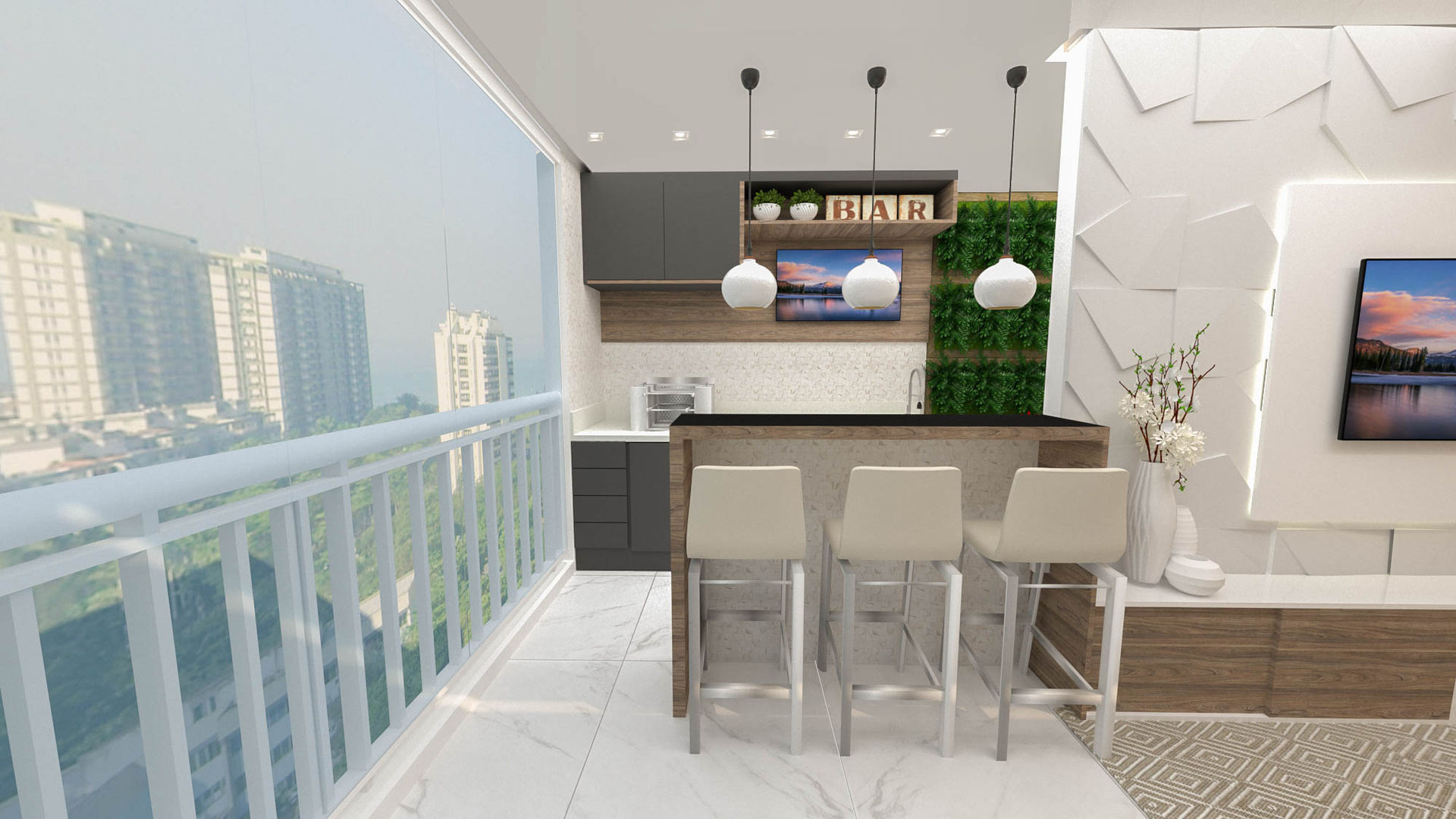 Apartamento Residencial - 102m², Fareed Arquitetos Associados Fareed Arquitetos Associados