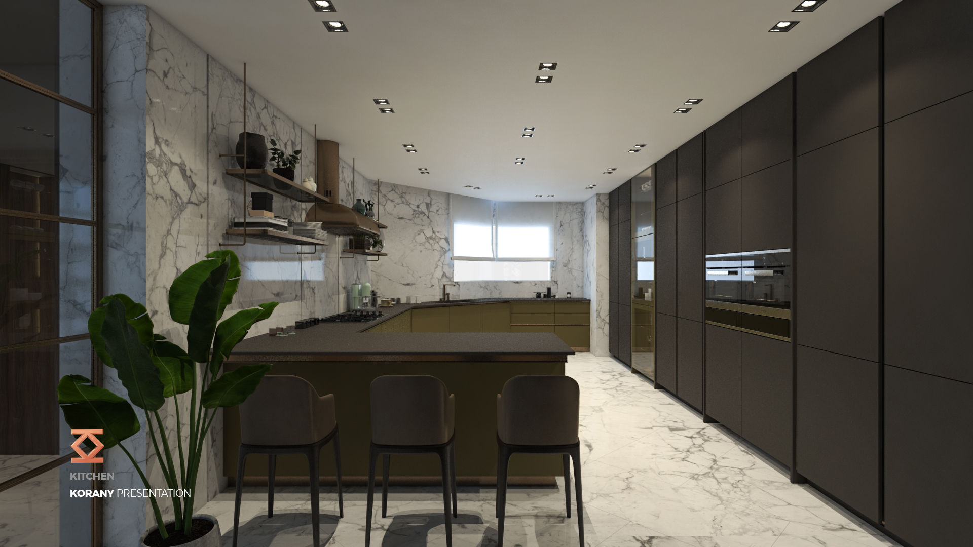 Mostafa Korany's Apartment , ICONIC DESIGN STUDIO ICONIC DESIGN STUDIO Cocinas de estilo moderno