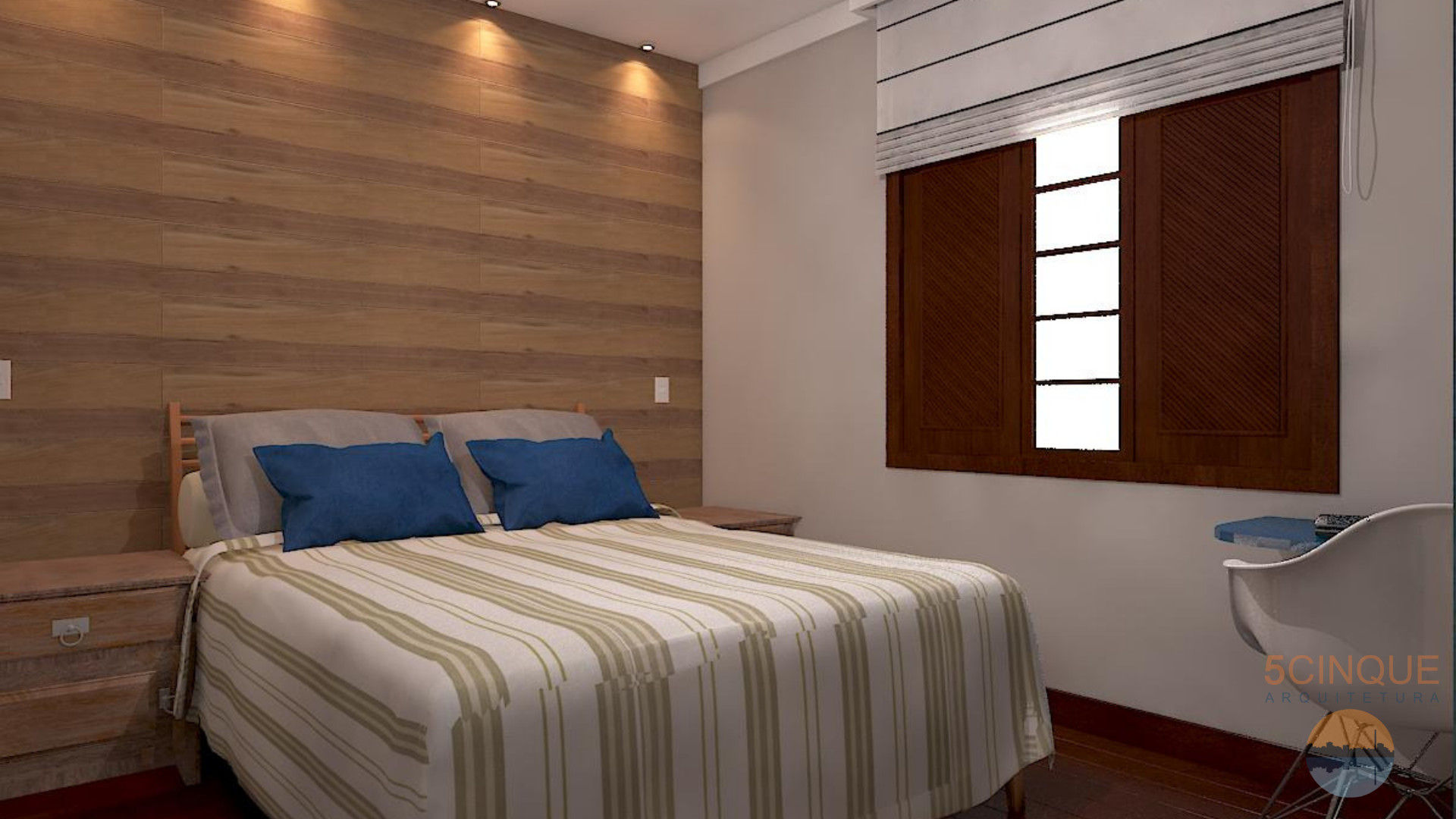 Decorar uma grande residência sem obras, 5CINQUE ARQUITETURA LTDA 5CINQUE ARQUITETURA LTDA Bedroom