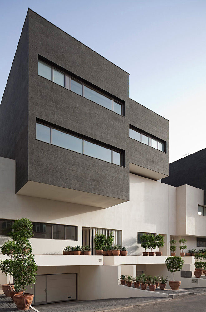 Proyecto de diseño y construcción de 6 casas unifamiliares adosadas de dos pisos , AGi architects arquitectos y diseñadores en Madrid AGi architects arquitectos y diseñadores en Madrid Casas minimalistas Concreto