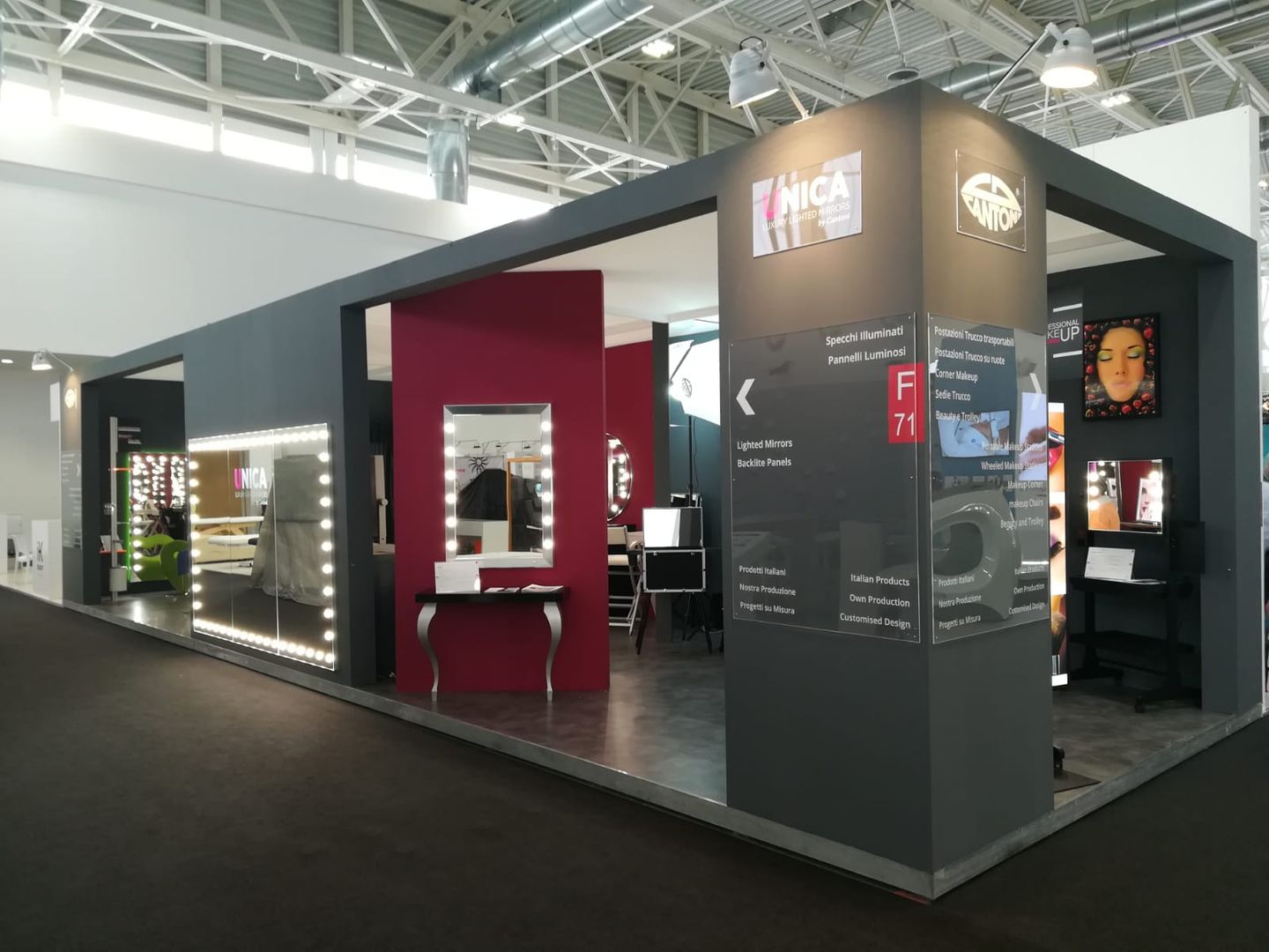 Unica al Cosmoprof di Bologna, Unica by Cantoni Unica by Cantoni Commercial spaces Exhibition centres