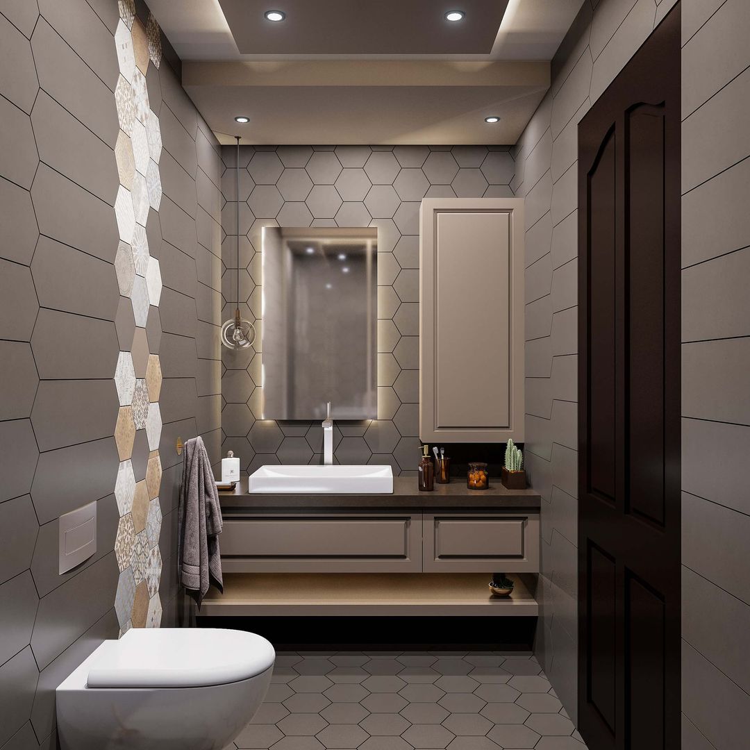 Şerafettin Ö. - Villa, ANTE MİMARLIK ANTE MİMARLIK 現代浴室設計點子、靈感&圖片