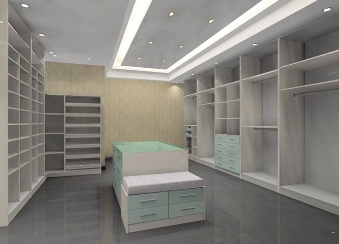 homify Modern style bedroom Chipboard Wardrobes & closets