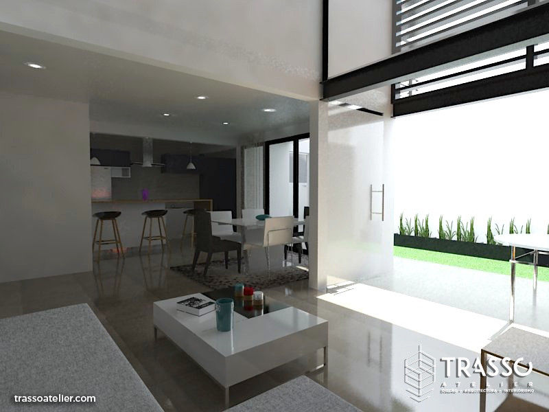 CASA MOCTEZUMA, TRASSO ATELIER TRASSO ATELIER Living room