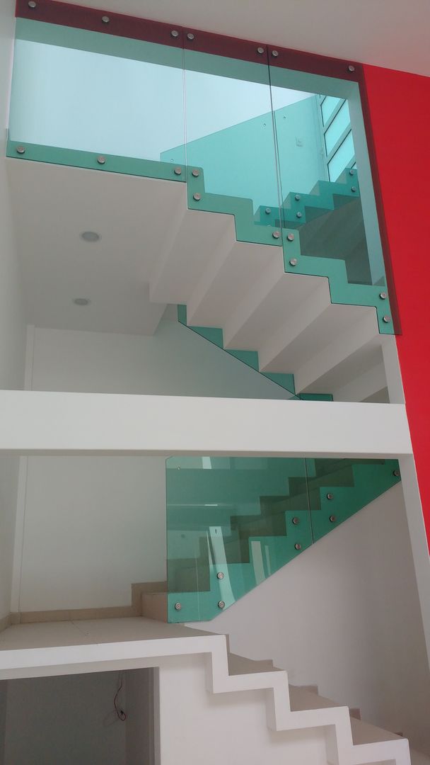 CASA MOCTEZUMA, TRASSO ATELIER TRASSO ATELIER Stairs