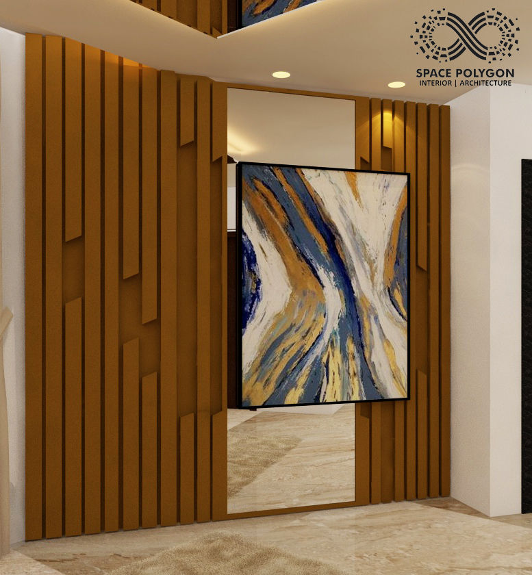 Residential Apartment at Metrozone ,Chennai, Space Polygon Space Polygon غرفة السفرة Dressers & sideboards